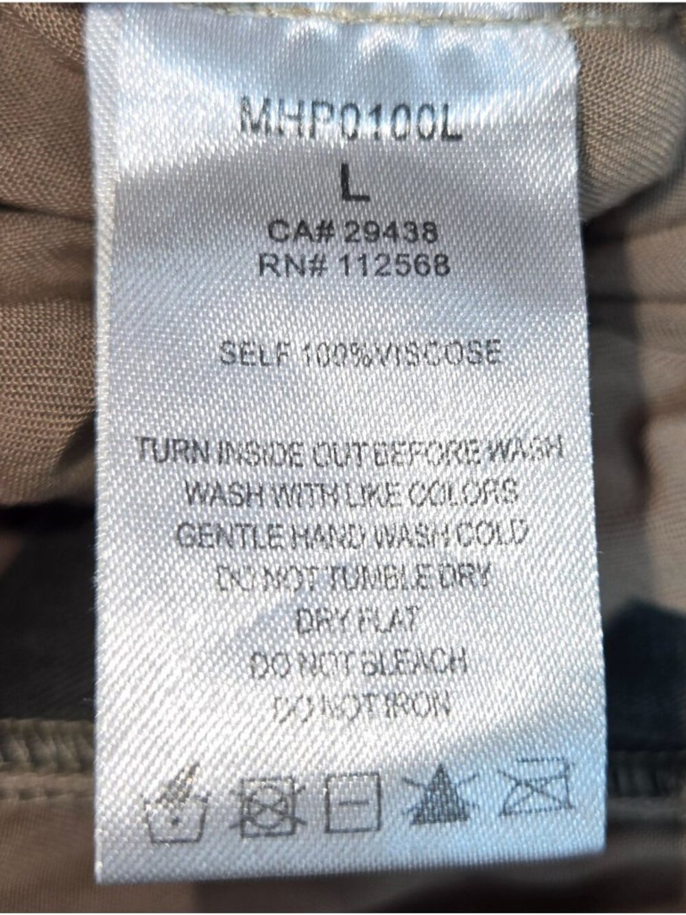 Miss Me Camo Casual Capri Pants Size Large - Picture 5 of 8